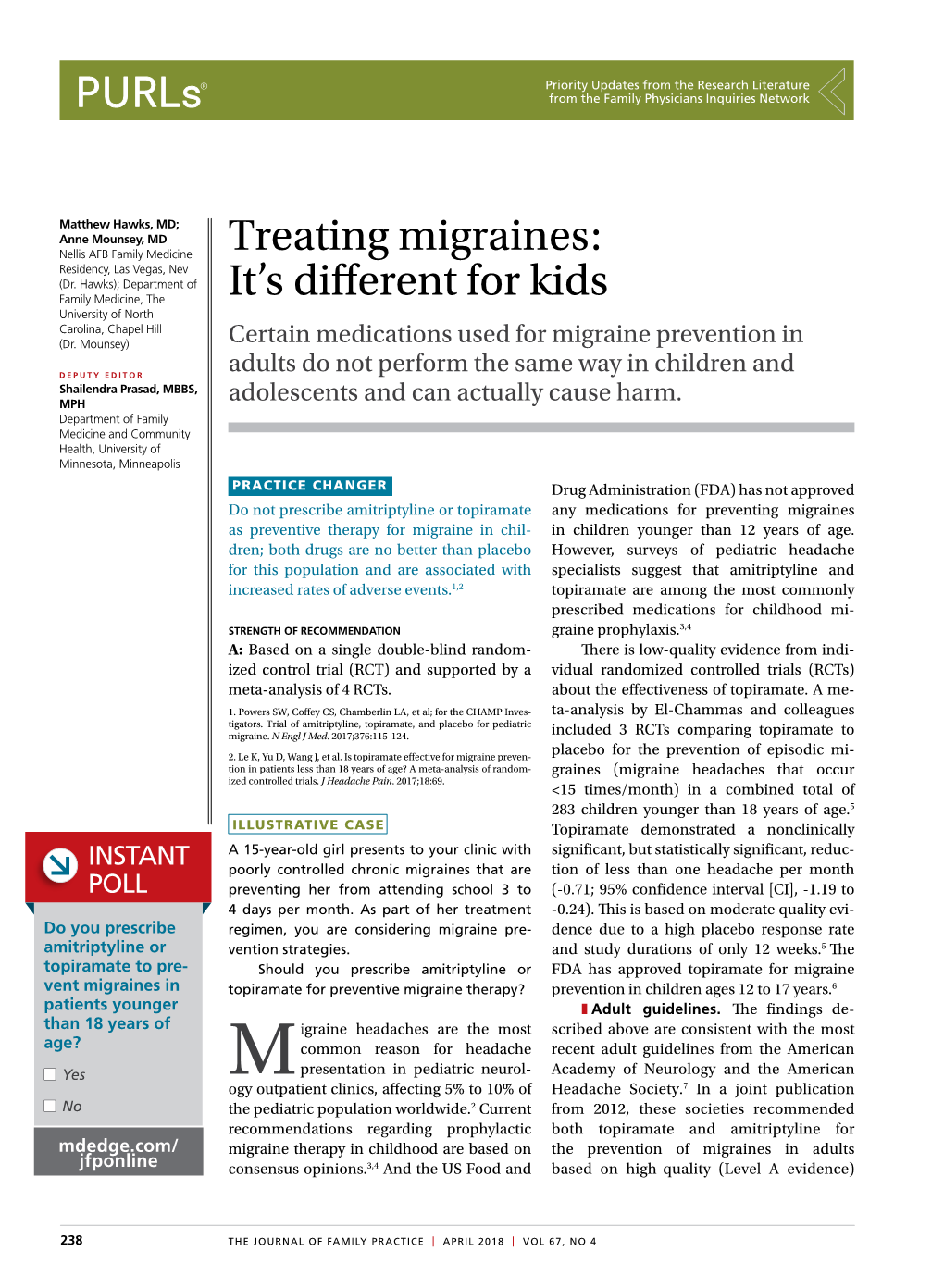 Treating Migraines: It's Different for Kids