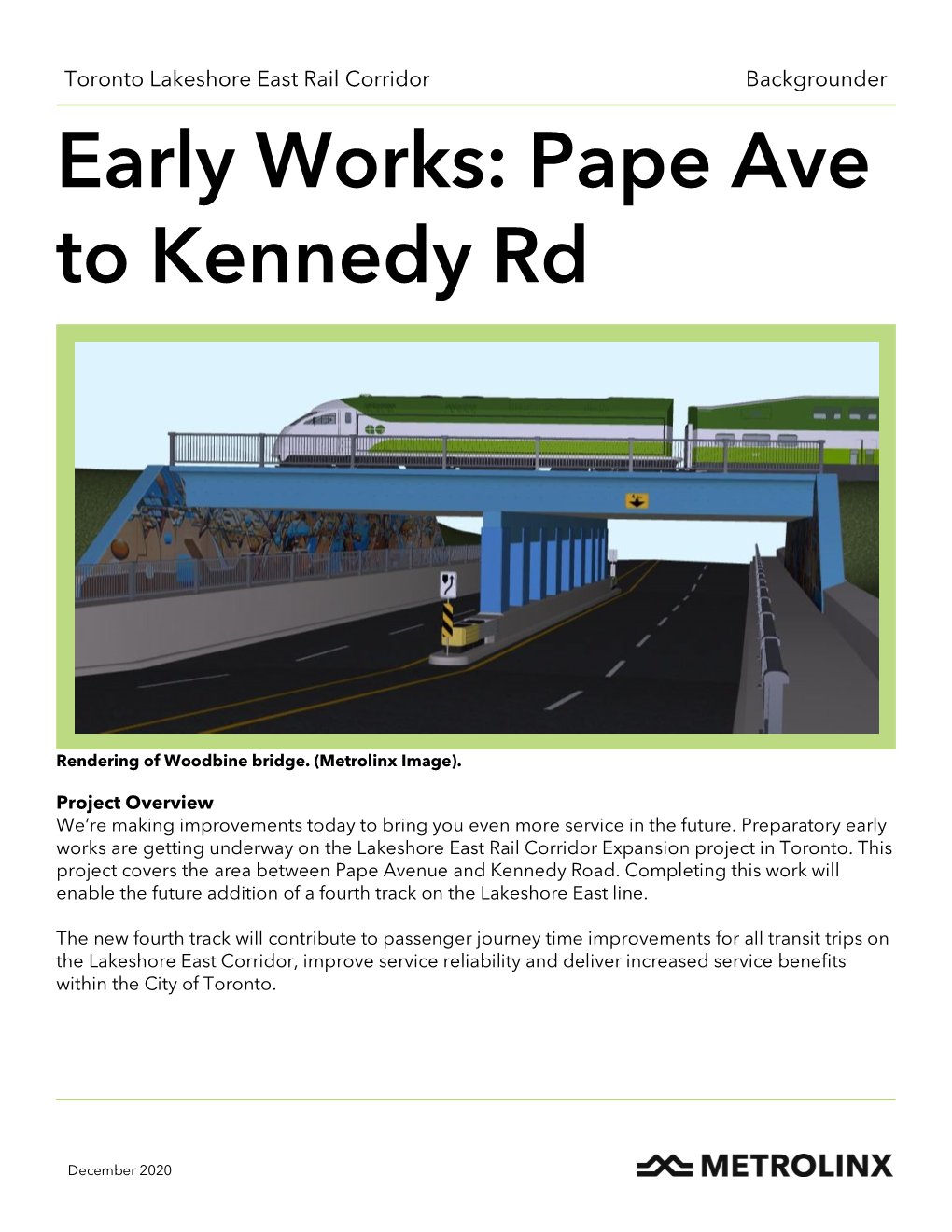 Pape Ave to Kennedy Rd