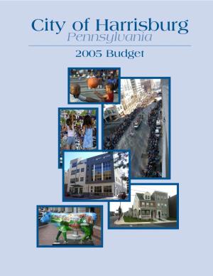 2005 City of Harrisburg Approved Budget Document
