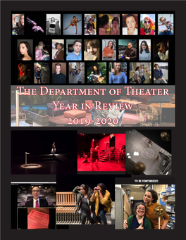 The Department of Theater Year in Review 2019-2020