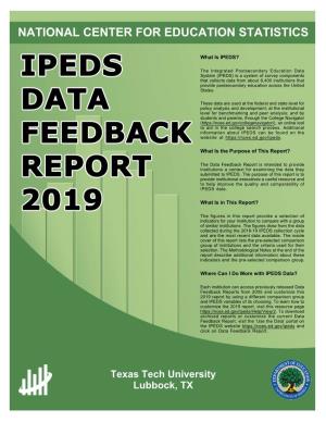 IPEDS DATA FEEDBACK REPORT 2 Texas Tech University