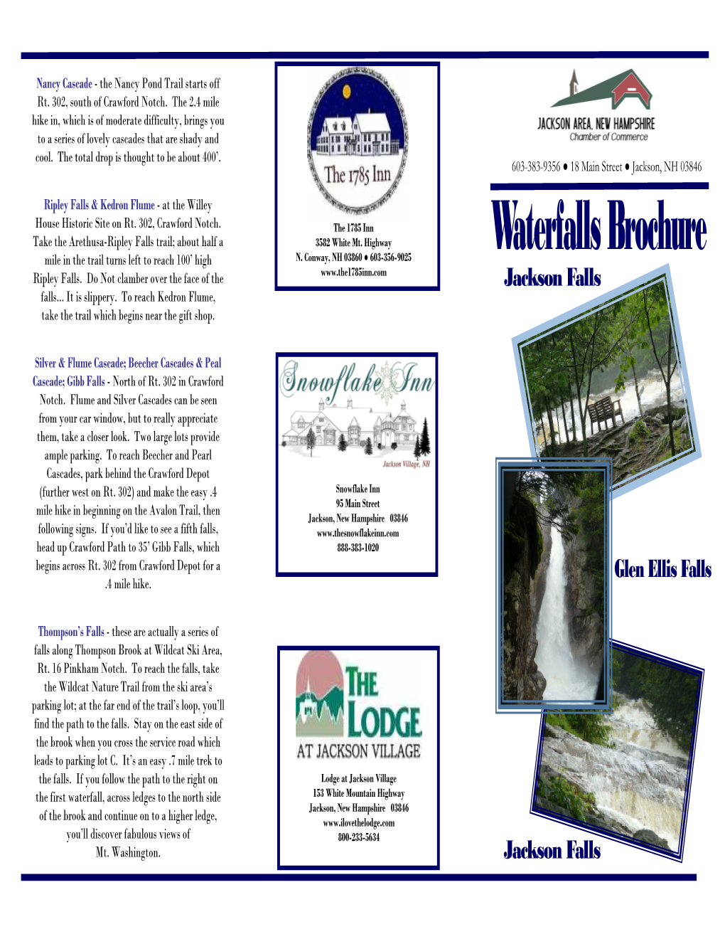 2019 Waterfalls Brochure.Pub