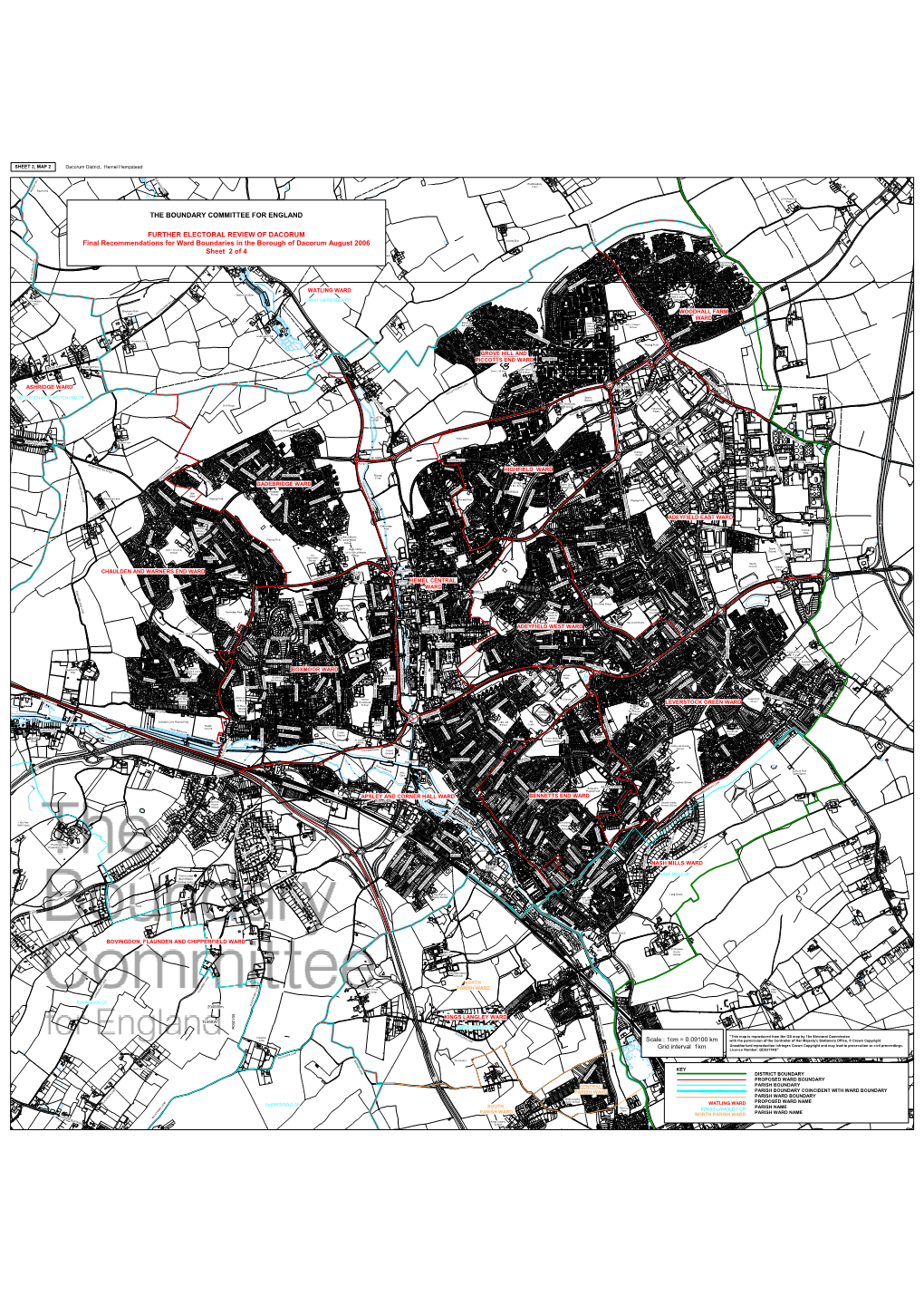 The Boundary Committee for England Further Electoral