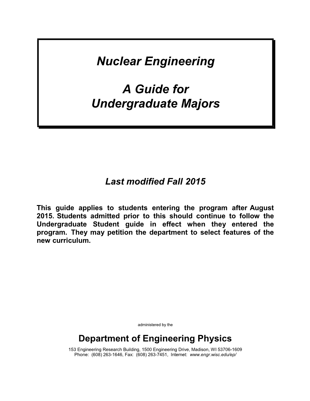 Nuclear Engineering