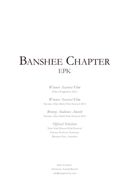 Banshee Chapter EPK