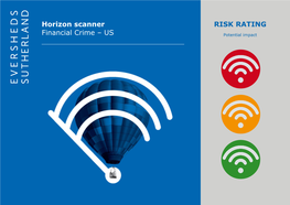 Horizon Scanner Financial Crime – US RISK RATING