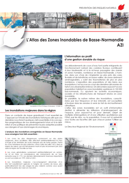 L'atlas Des Zones Inondables De Basse-Normandie