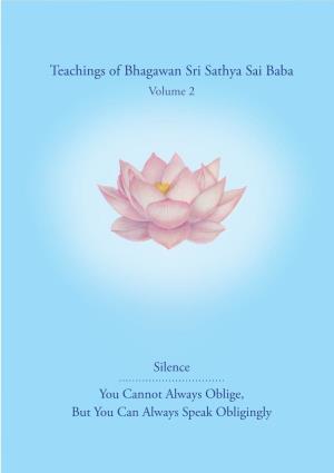 Teachings of Bhagawan Sri Sathya Sai Baba Volume 2