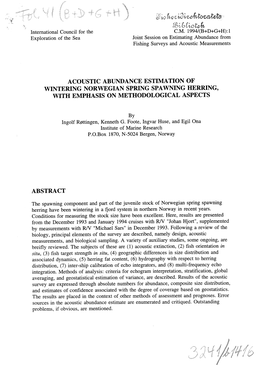 Acoustic Abundance Estimation of Wintering