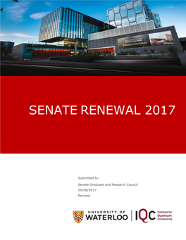 Senate Renewal 2017