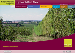 113. North Kent Plain Area Profile: Supporting Documents