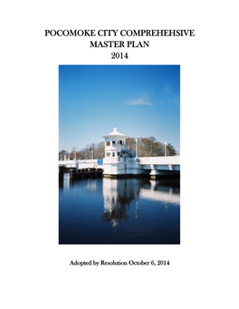 Pocomoke City Comprehehsive Master Plan 2014