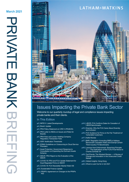 Private Bank Briefing