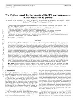 The Spitzer Search for the Transits of HARPS Low-Mass Planets-II. Null