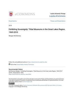 Tribal Museums in the Great Lakes Region, 1969-2010
