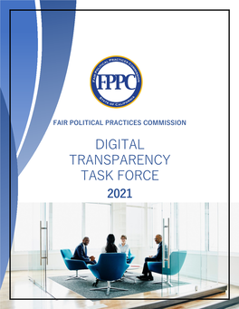 Digital Transparency Task Force Report and Recommendations
