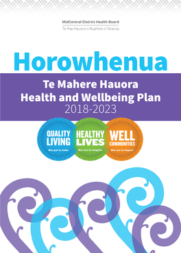 Horowhenua Health and Wellbeing Plan