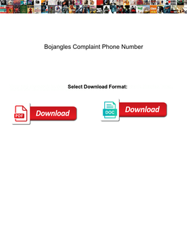 Bojangles Complaint Phone Number