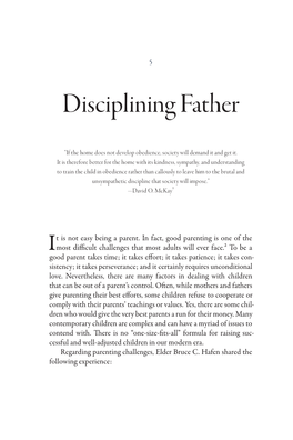 Disciplining Father