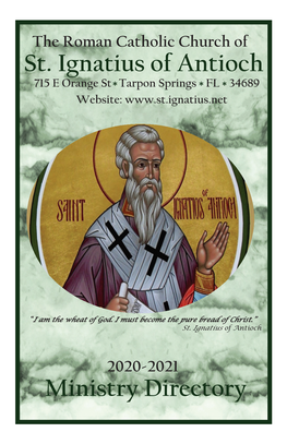 St. Ignatius of Antioch Ministry Directory