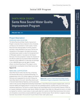 Santa Rosa Sound Water Quality Improvement Program Public Participation