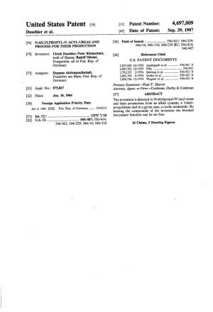 United States Patent (19) 11 Patent Number: 4,697,009 Deschler Et Al
