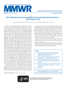 Morbidity and Mortality Weekly Report, Volume 66, Issue Number 3