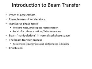 Introduction to Beam Transfer