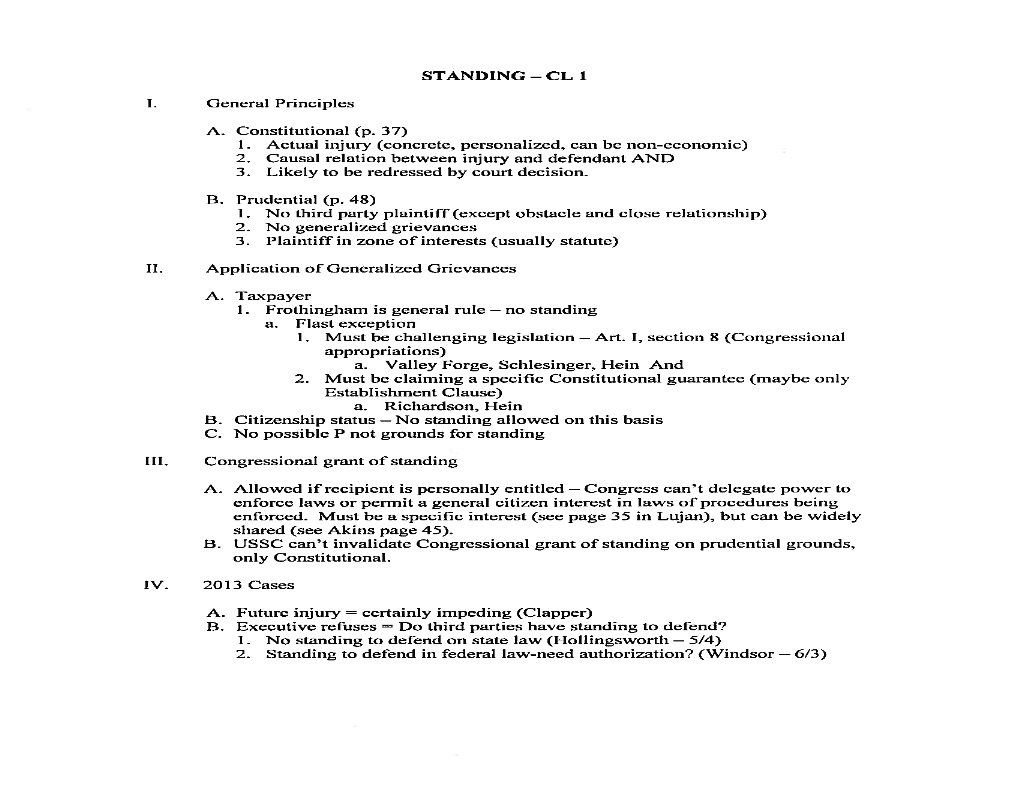 Standinc - Cl 1