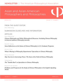 Asian Philosophy Vol. 15, No. 2