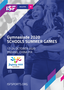 Gymnasiade 2020 SCHOOLS SUMMER GAMES