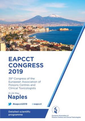 EAPCCT CONGRESS 2019 39Th Congress of the European Association of Poisons Centres and Clinical Toxicologists