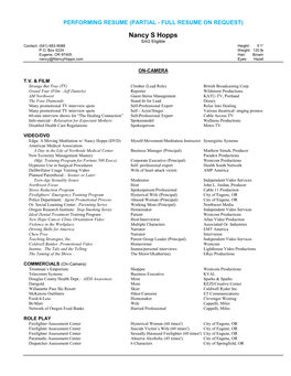 Partial - Full Resume on Request)
