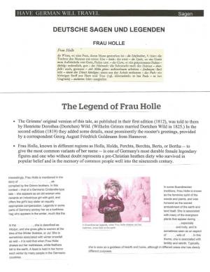 The Legend of Frau Holle