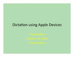 Dictation Presentation.Pptx
