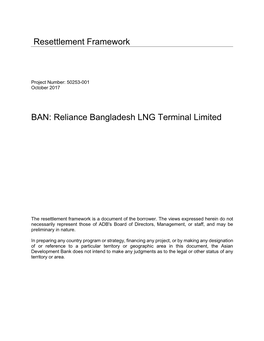 Reliance Bangladesh LNG Terminal Limited