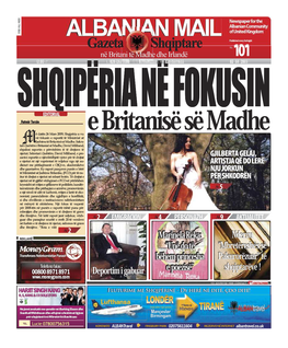 E Britanisë Së Madhe Ë Datën 26 Mars 2009, Shqipëria U Vu Në Fokusin E Raportit Të Ministrisë Së M Jashtme Të Britanisë Së Madhe