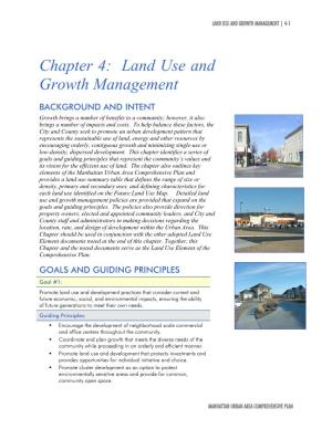 Land Use and Growth Management | 4-1