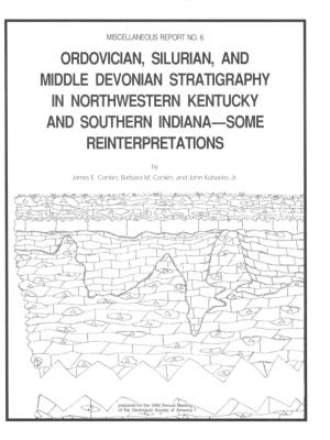 Ordovician, Silurian, and Middle Devonian Stratigraphy in Northwestern Kentucky and Southern Indiana-Some Reinterpretations
