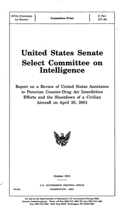 United States Senate Select Committee on Intelligence