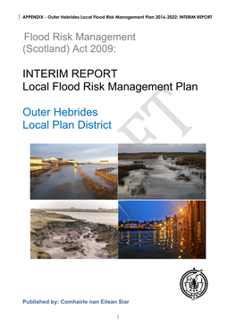 INTERIM REPORT Local Flood Risk Management Plan Outer Hebrides