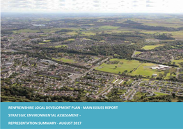Issues Report Strategic Environmental Assessment
