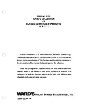 WARD's Natural Science Establishment, Inc