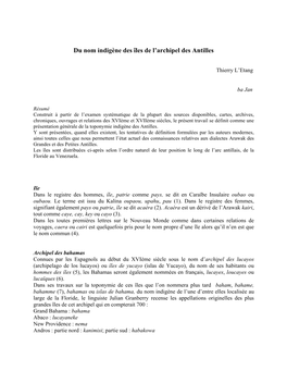 Notice Biographique De Thierry L'etang