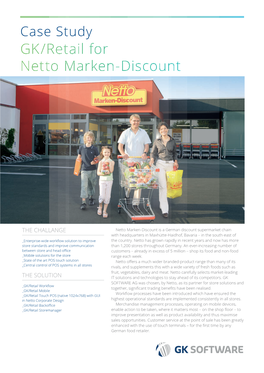 Retail for Netto Marken-Discount