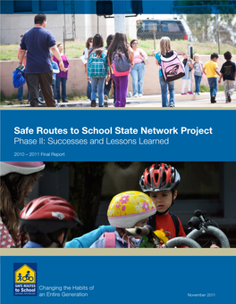 Safe Routes to School State Network Project: Final Report