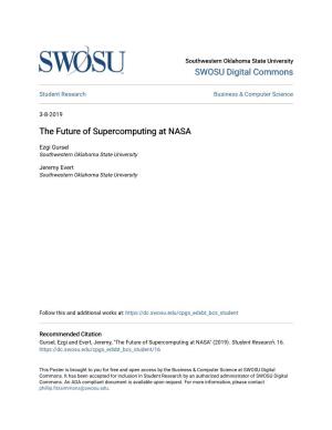 The Future of Supercomputing at NASA