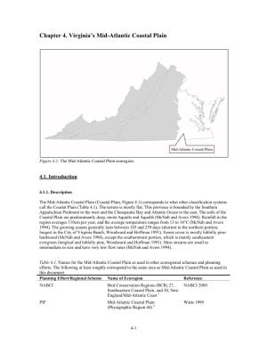 Chapter 4. Virginia's Mid-Atlantic Coastal Plain
