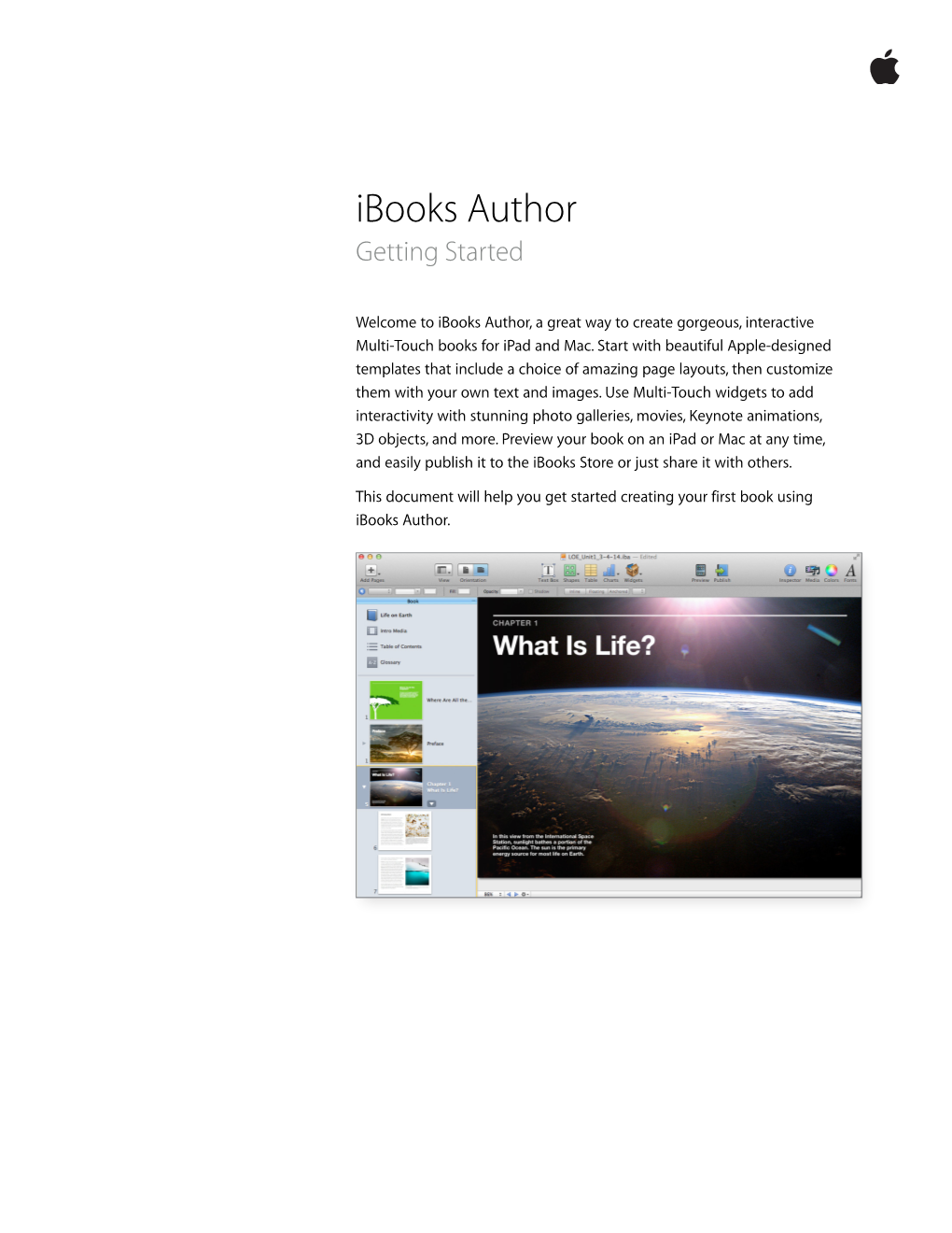 Ibooks Author Getting Started