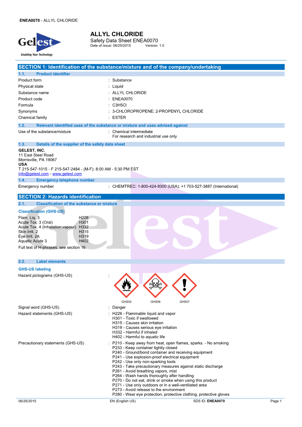 Allyl Chloride